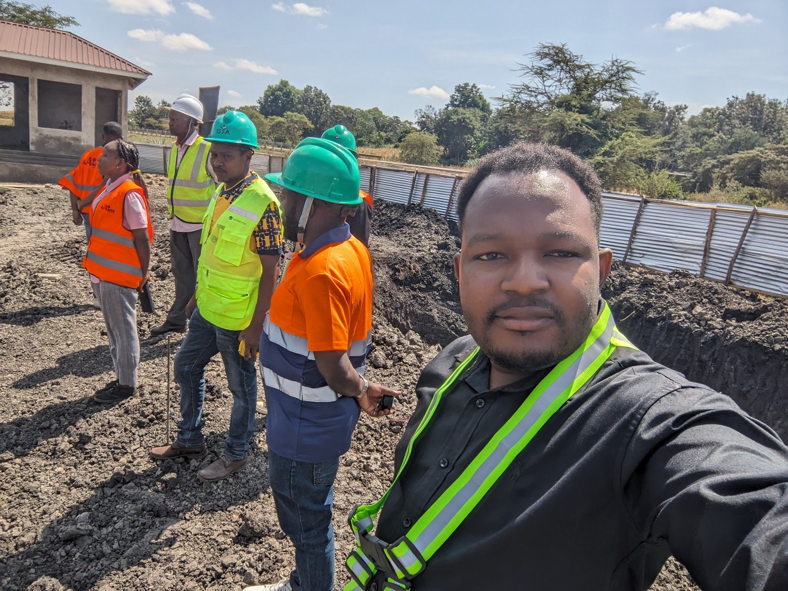 FORAS TECH team at construction site survey
