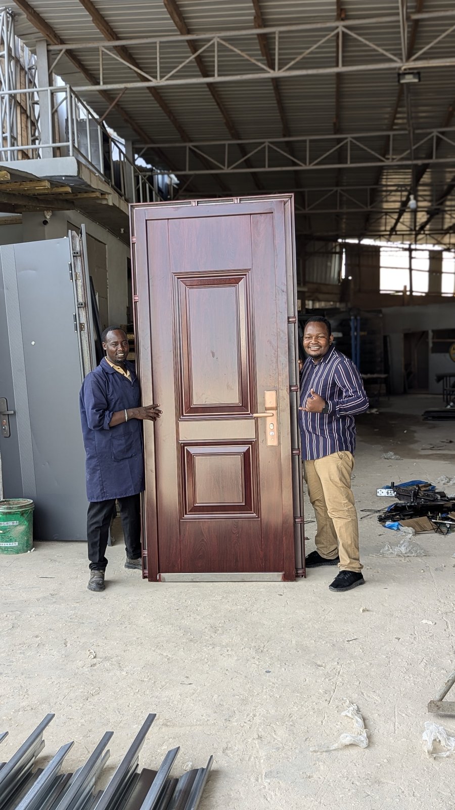 GSB Smart Door — premium finished product showcase