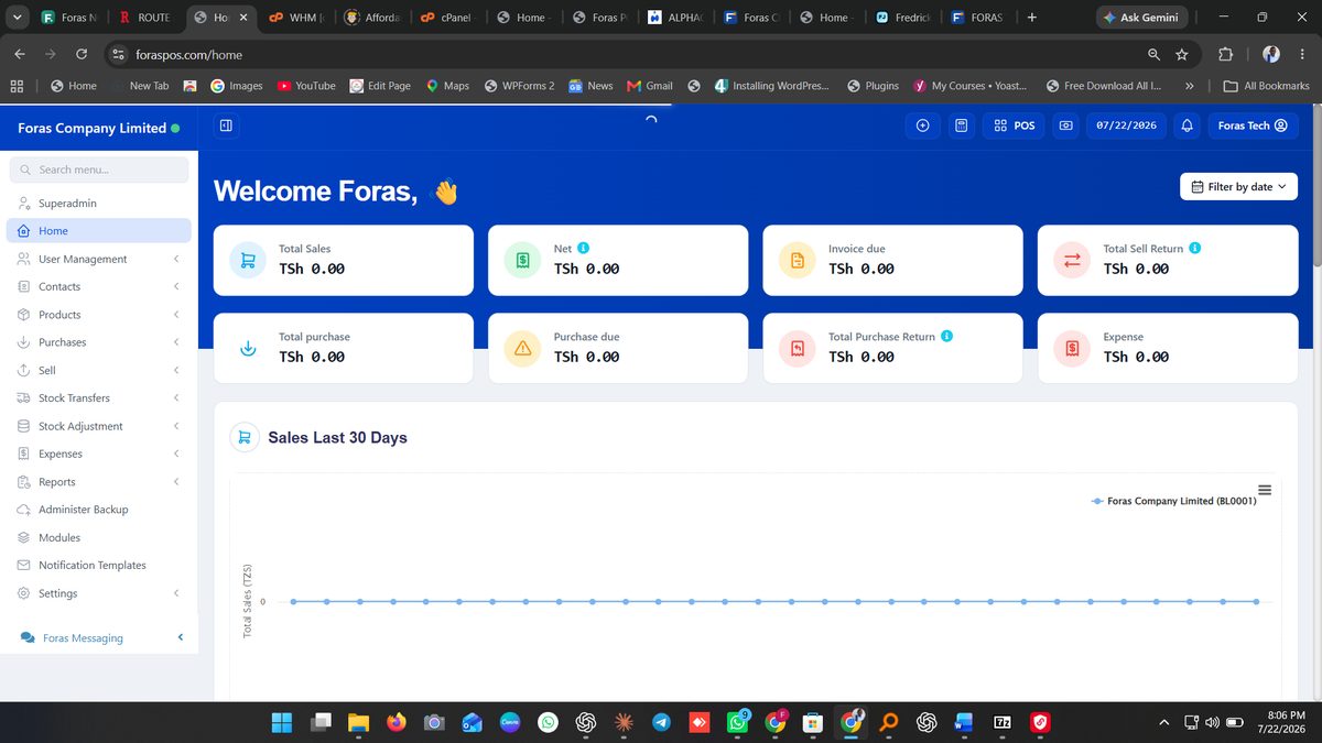 Foras POS preview